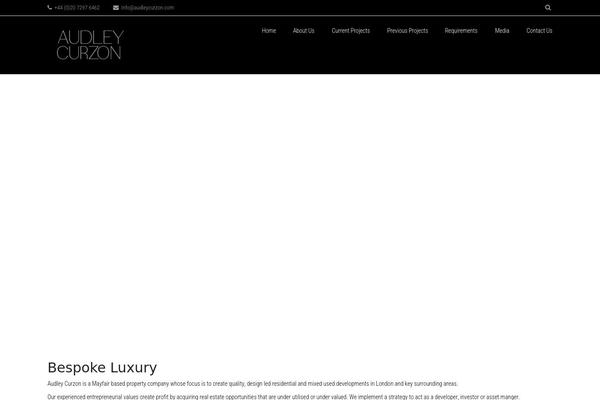audleycurzon.com site used Gt3-wp-groutek