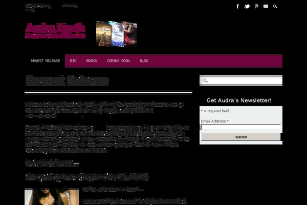 The Newswire theme site design template sample