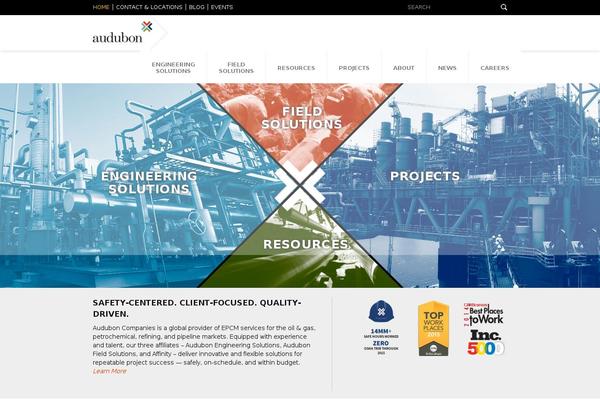 audubon theme websites examples