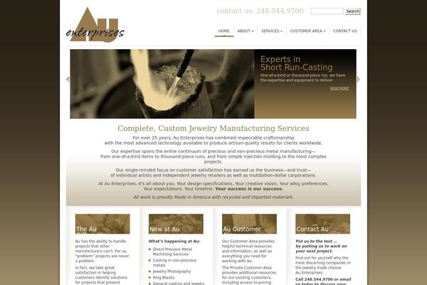 Minimal theme site design template sample