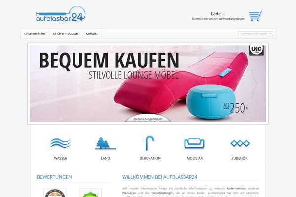Mazine theme site design template sample