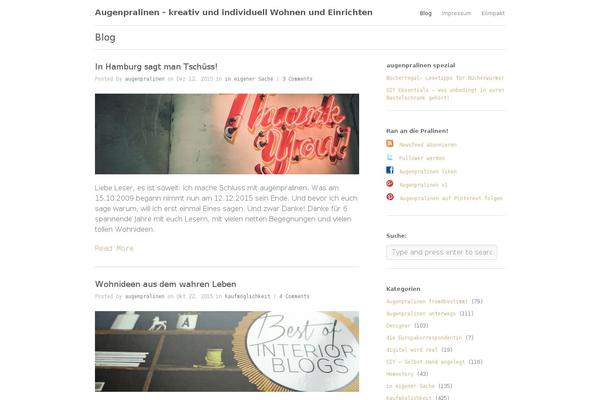Site using Pinterest Pinboard Widget plugin