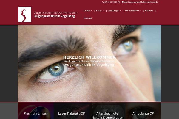 Divi theme site design template sample