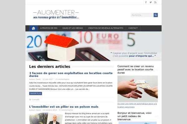 MineZine theme site design template sample