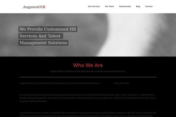Salient theme site design template sample
