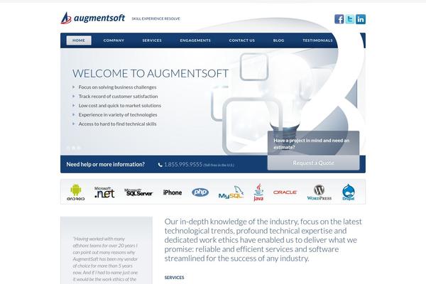 augmentsoft.com site used Augmentsoft