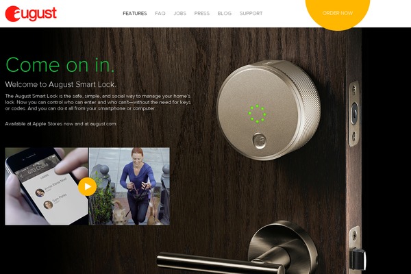 August theme websites examples