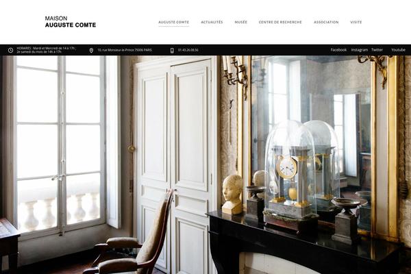 Musea theme site design template sample