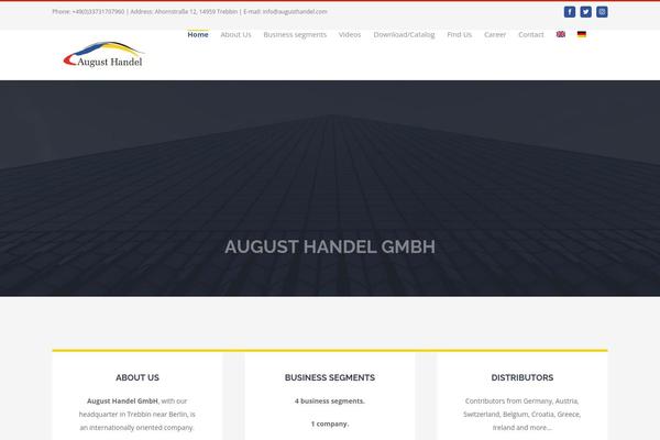 augusthandel.com site used Theme-owm