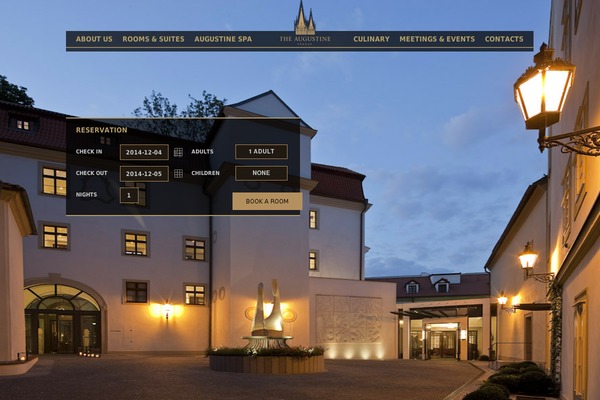 augustine theme websites examples