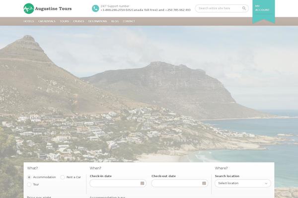 TravelTour theme site design template sample