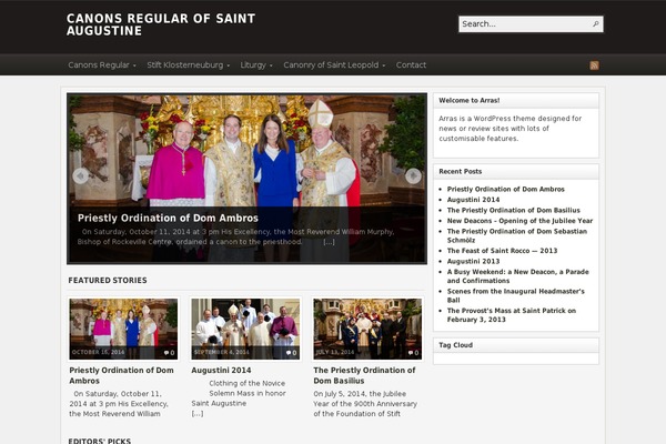 Arras WP theme theme site design template sample