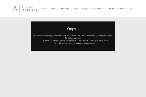 augustinvestors.com site used Wien