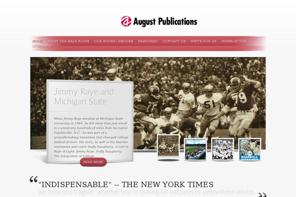 SimplePress theme site design template sample