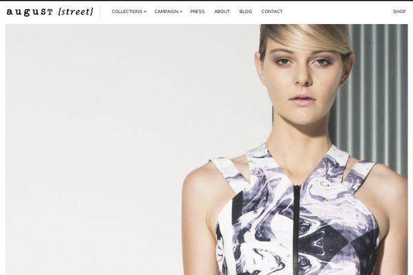 Fluxus theme site design template sample