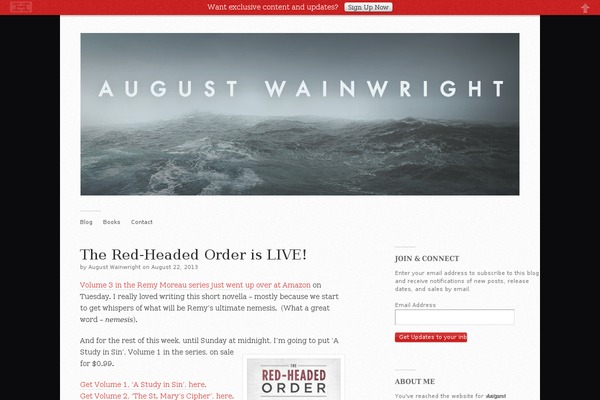 Modernist theme site design template sample