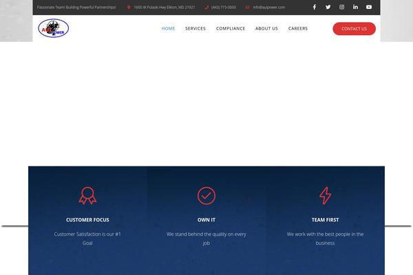 Factrie theme site design template sample