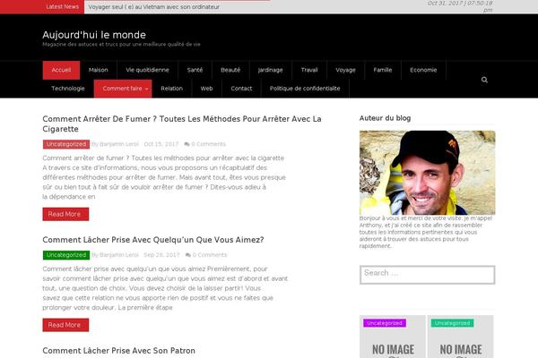 aujourdhuilemonde.com site used Maggie-lite