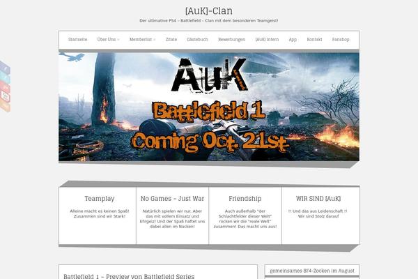Zenon theme site design template sample