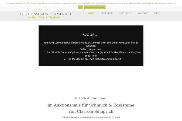 Quince theme site design template sample