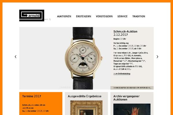 Arnold theme site design template sample