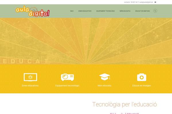 Kinder theme site design template sample