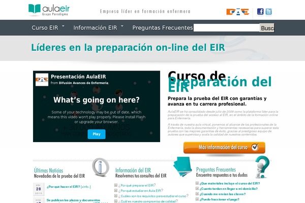 aulaeir.com site used Aulaeir