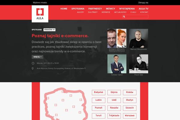 aulapolska.pl site used Aula