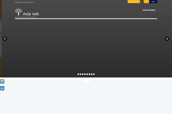 Education theme site design template sample