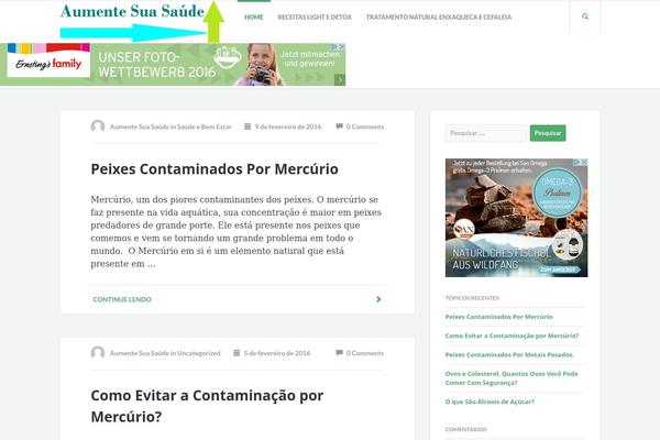 Readable theme site design template sample