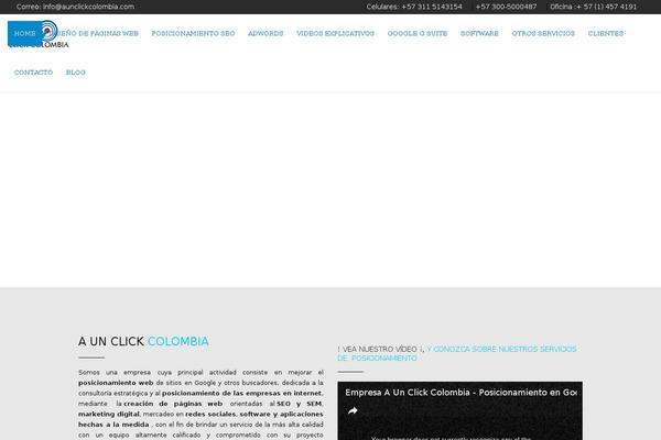 River theme site design template sample
