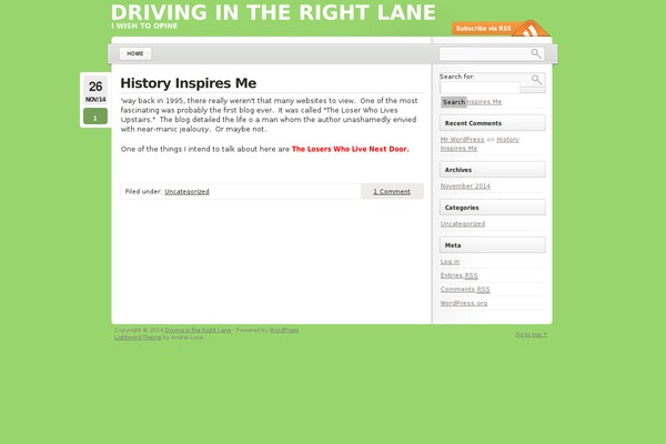 LightWord theme site design template sample