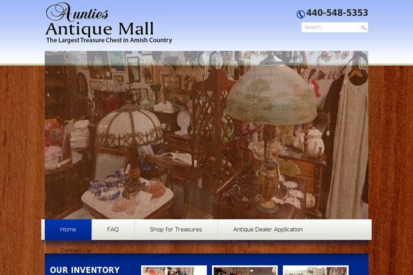 auntiesantiquemall.com site used Auntiesantiquemall