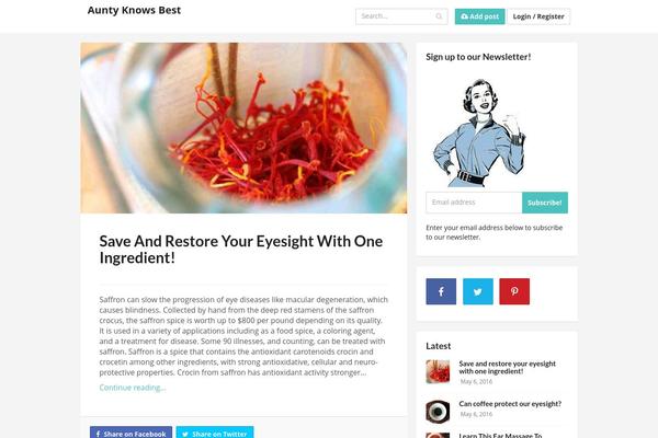 Site using Better Google Analytics plugin