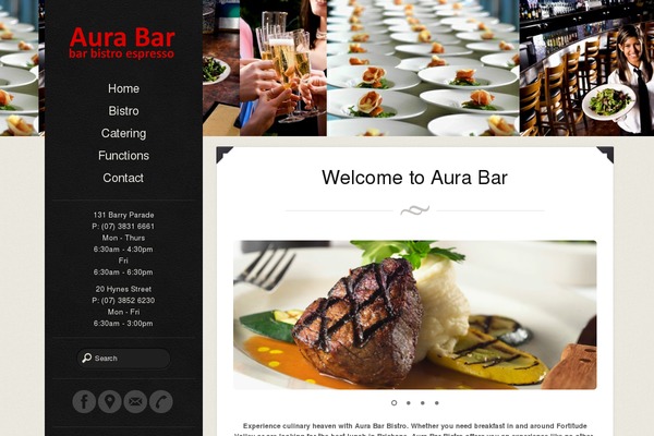 Eatery theme site design template sample