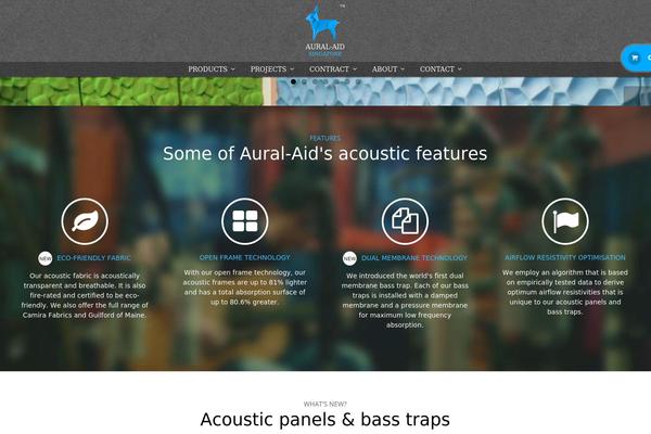 The One Pager theme site design template sample