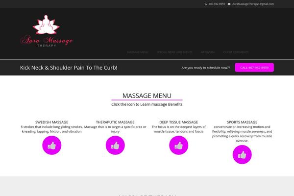 Modality theme site design template sample