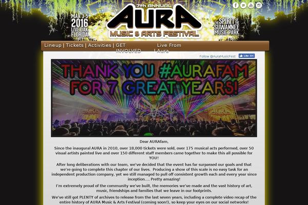 Aura-2015 theme websites examples