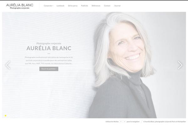 Fluxus theme site design template sample