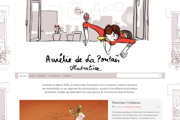 aureliedelapontais.com site used Wp Clearphoto