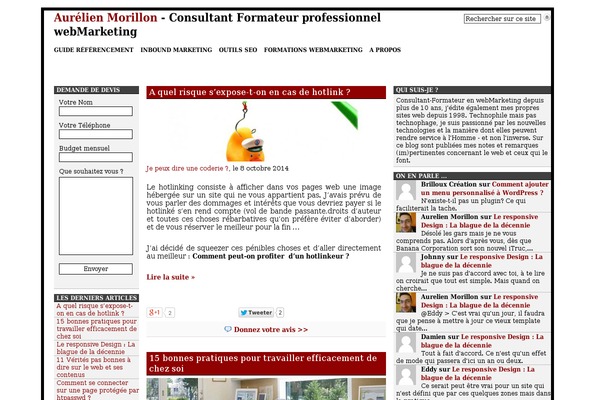 Quark theme site design template sample