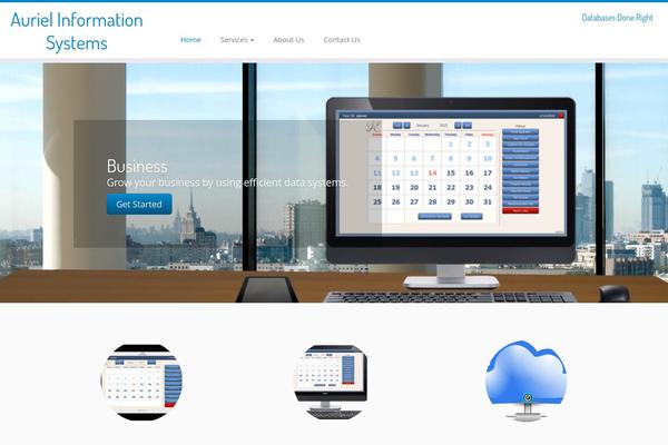 The Company theme site design template sample