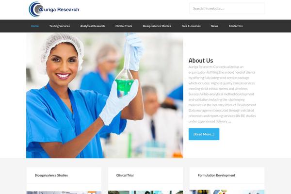 Enterprise Pro theme site design template sample