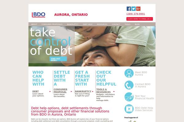 aurora-debt-help.com site used Bdotemplate2bluev8