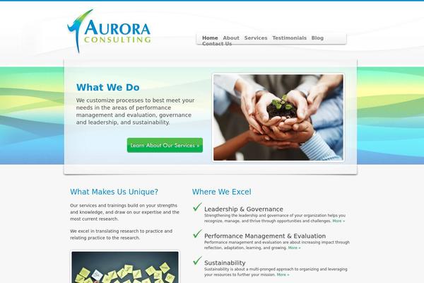 auroraconsult.com site used Aurora-consulting