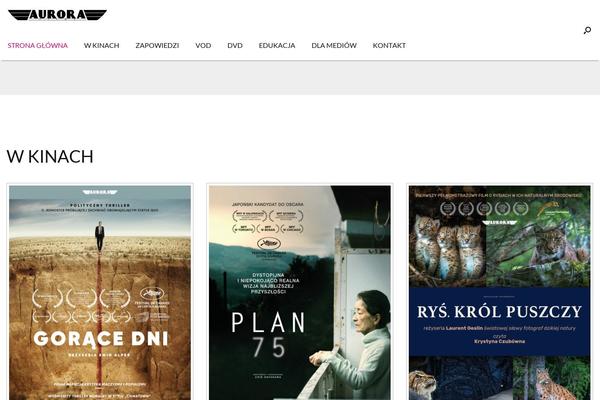 Vantage theme site design template sample