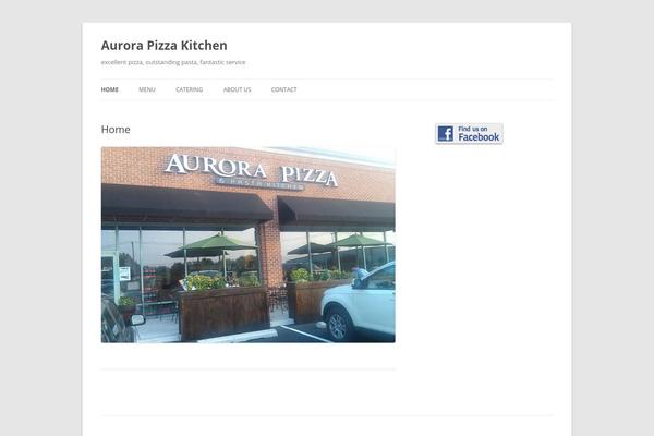 Twenty Twelve theme site design template sample