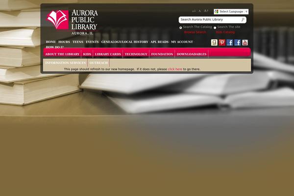 Apl theme site design template sample