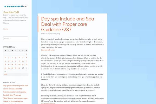 Confit theme site design template sample