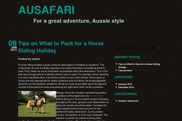 ausafari.com.au site used Typografia